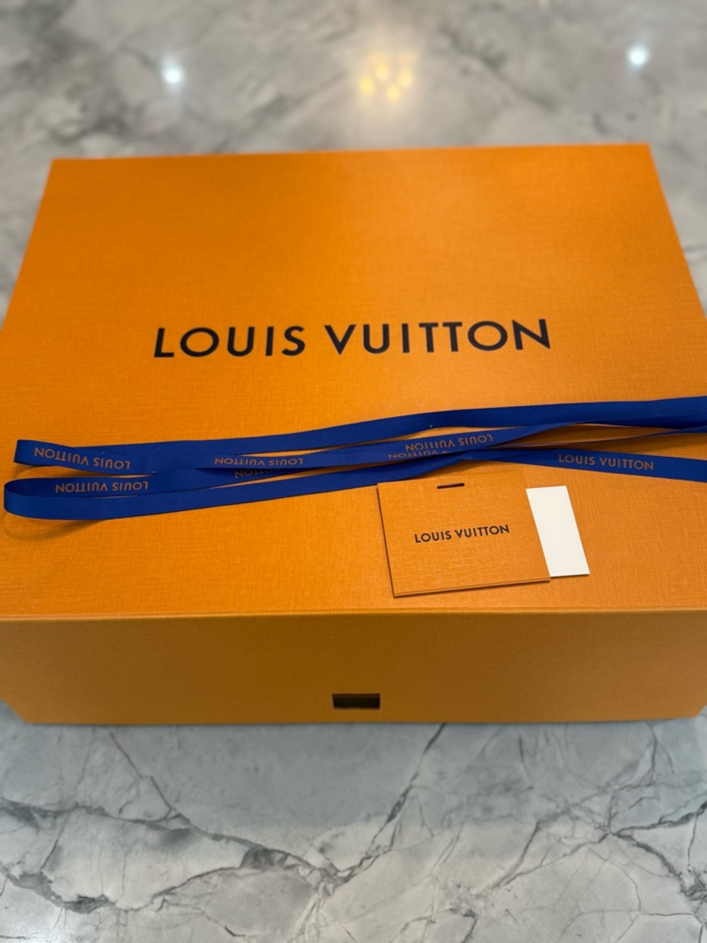 Louis Vuitton Large Gift box w Ribbon and Gift card/envelope All NEW